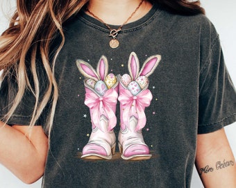 Howdy Easter Sweatshirt, Western Easter T-shirt, Howdy Easter Shirt, Easter Cowboy Boots Tee, Easter Matching Gift, Easter Cowgirl Crewneck