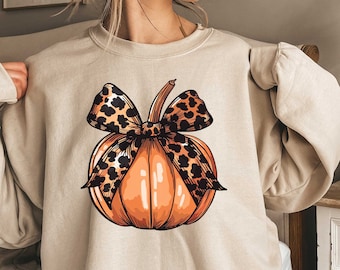 Retro Halloween Coquette Bow Spooky Mama Sweatshirt, Fall Pumpkin Coquette Bow Sweater, Fall Vibes Shirt, Fall Season Shirt, Halloween Tees