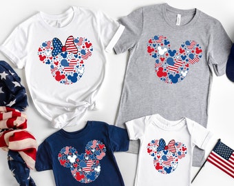 Disney 4th Of July Shirt, Disney Mickey Head 4th of July, Mickey 4th Of July Shirt, Mickey and Friends 4th July Shirt, Disney USA Shirt
