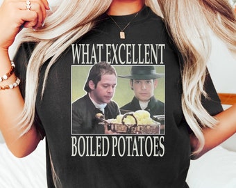 Boiled Potatoes Funny Meme Shirt, Pride and Prejudice Sweatshirt, Fitzwilliam Darcy Tee, Elizabeth Bennet Ring Dress, Bennet Doll