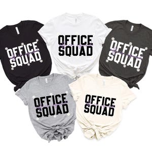 Floral Office Squad T Shirt, Admin Assistant Shirt, Office T-Shirt, Office Coworker Shirt, Matching Staff Shirt, Admin Squad Shirt