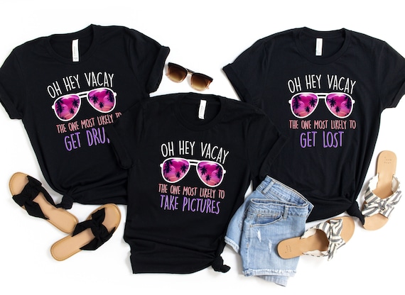 Summer Tshirt - Vacay Mode Shirt With Pink Sunglasses Summer Tshirt - Vacay Mode Shirt With Pink Sunglasses