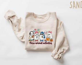 Para Normal Activities Sweatshirt, Paraprofessional Crewneck, Halloween Teacher Assistant Shirt, Spooky Para Life Tee, SPED Education Gift