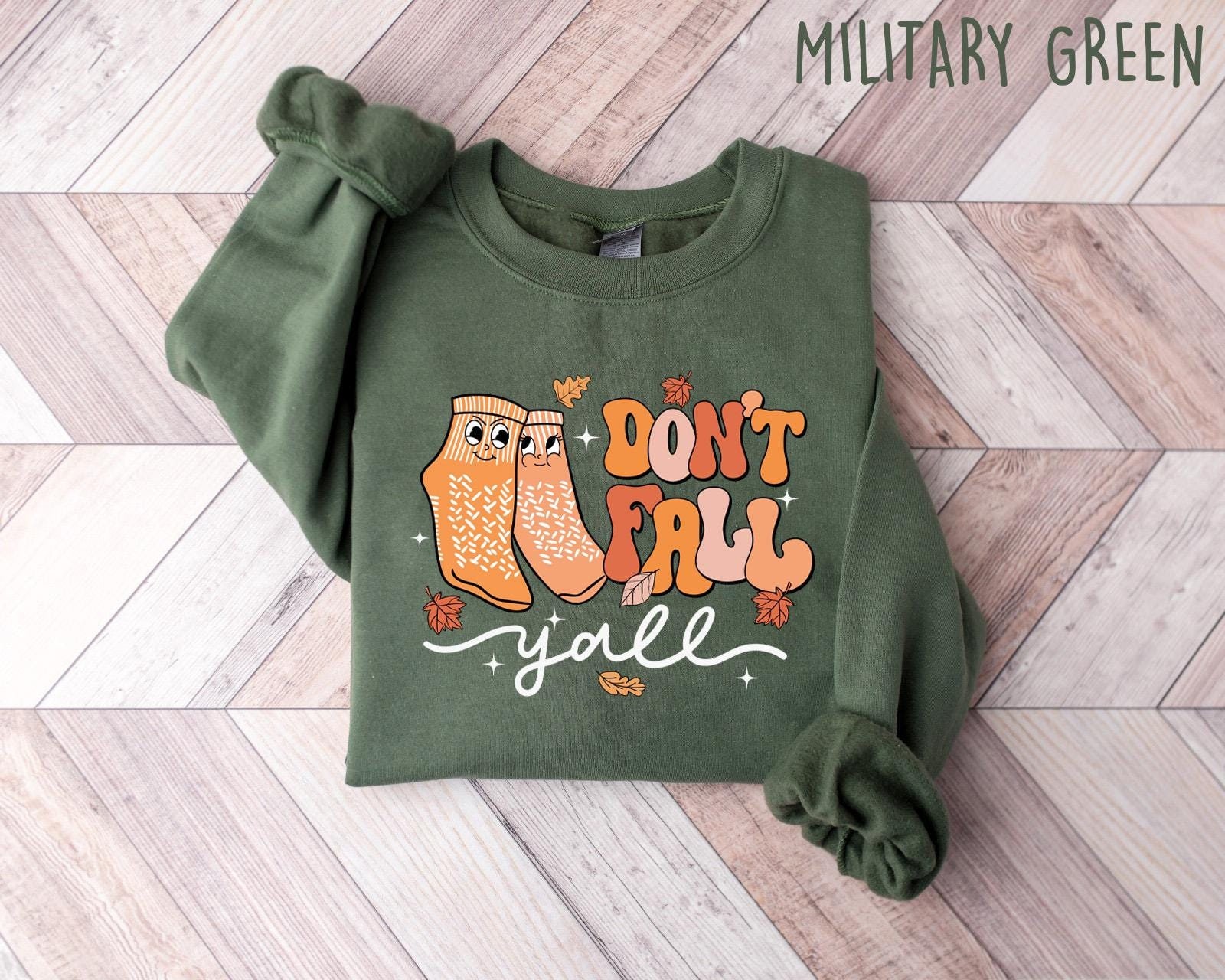 Don't Fall Y'all Sweatshirt, Fall Nurse Sweater, Nurse Thanksgiving Shirt, Fall Vibes Shirt, Pumpkin Nurse Life Sweatshirt,Fall Season Shirt