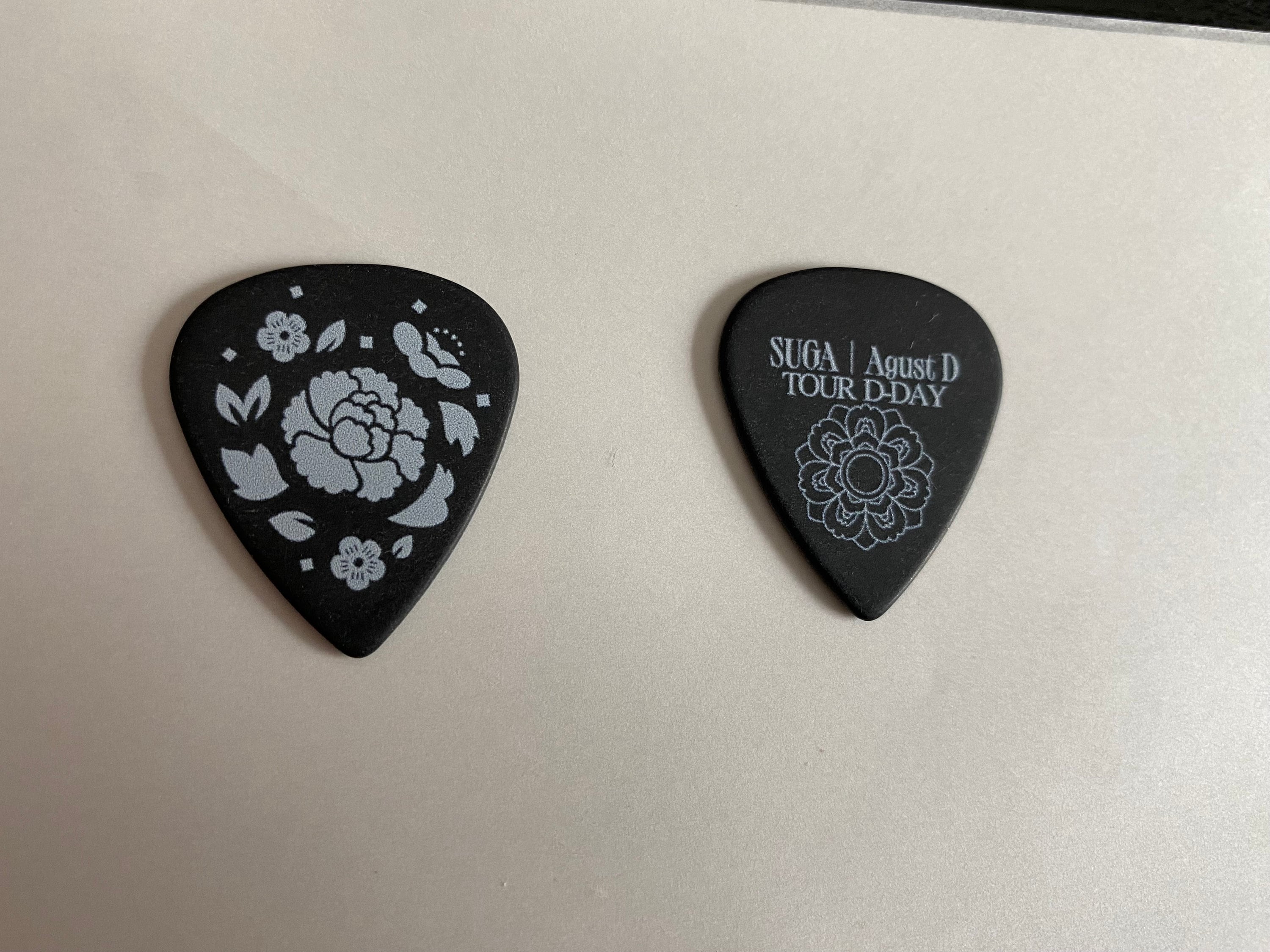 Suga Agust D Dday Tour Guitar Pick Fanmade Etsy