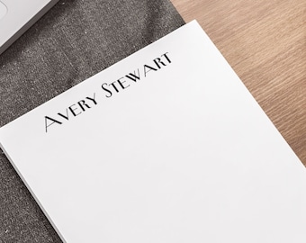 Notas Post-It personalizadas / Notas adhesivas para maestros / Notas adhesivas personalizadas / Estilo neoyorquino / Suministros de oficina minimalistas