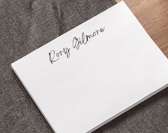 Notas adhesivas personalizadas / Notas adhesivas para maestros / Notas adhesivas personalizadas / Estilo cursivo escrito a mano