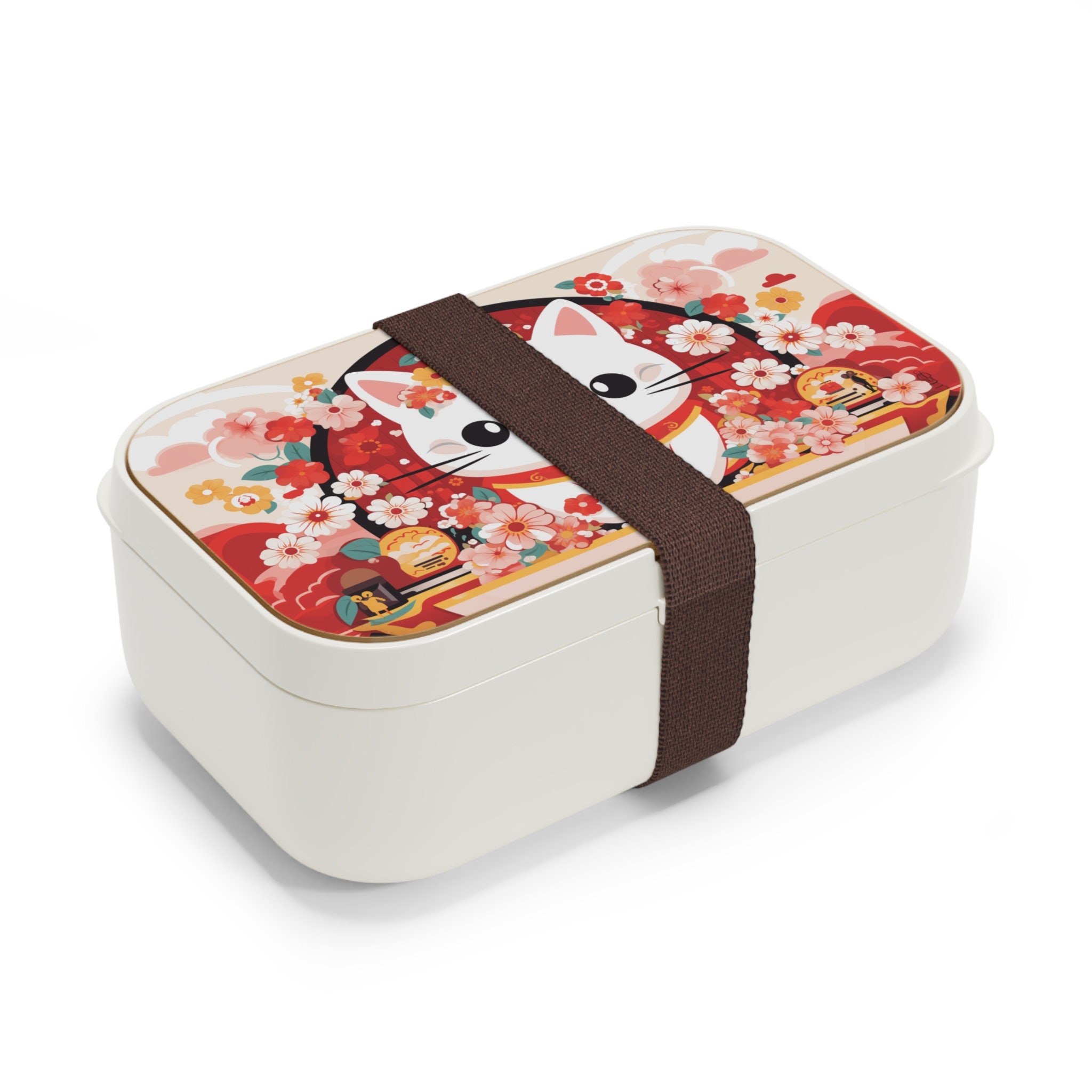 Discover Charmante Maneki-Neko Katze Lieben Lustig Bento-Lunchboxen