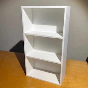 1/6 Scale Cabinet Shelf - 3D Printed - Waist Level - 3 Tiered