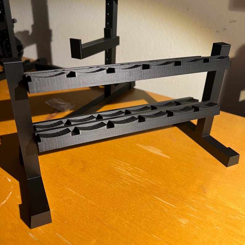 1:6 Dumbbell Rack 3D Printed Miniature - Etsy