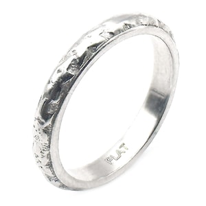 Platinum Antique 1950&#39;s Women&#39;s 3mm Wedding Band Ring Size 6