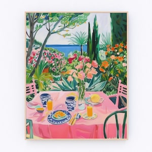 The Open Fenster Matisse Gemälde Matisse Sommertisch Gemälde Ästhetisch Henri Matisse Poster Blumen Garten Ozean Dorf Gemälde P677