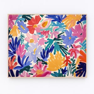Matisse Blumenmuster Gemälde Ästhetisch Henri Matisse Poster Blumen Garten Ozean Dorf Gemälde Bunt Landschaftsdruck P684
