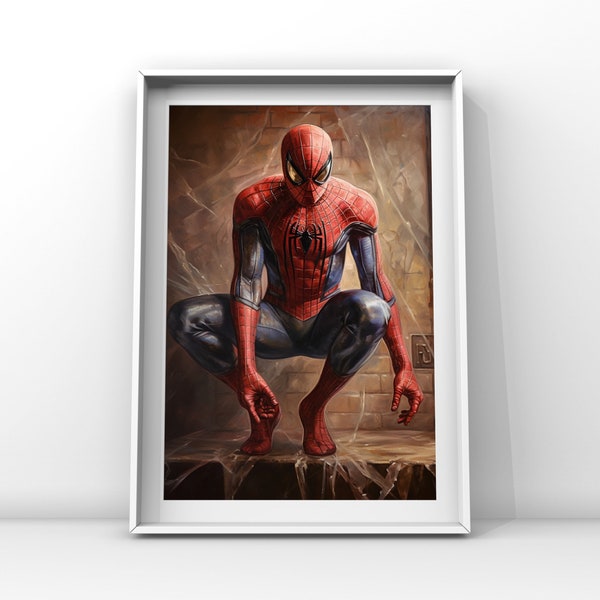 Printable Spiderman Wall Art - Etsy