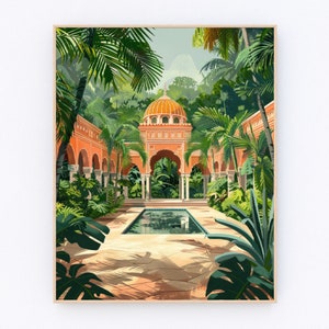 Patrika Gate Painting Amber Palace Jaipur Painting Jaipur Print Jaipur Wall Art India Landscape Poster Jaipur Poster Travel Gift P600