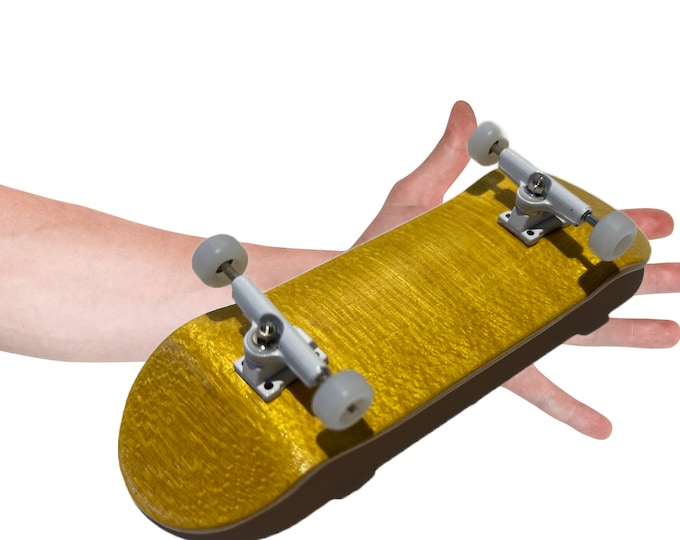 Brudal Boards Pro Mini Finger Skateboard – Choose your custom colour combo!  Wooden Finger Board Ultimate Sport Training Props