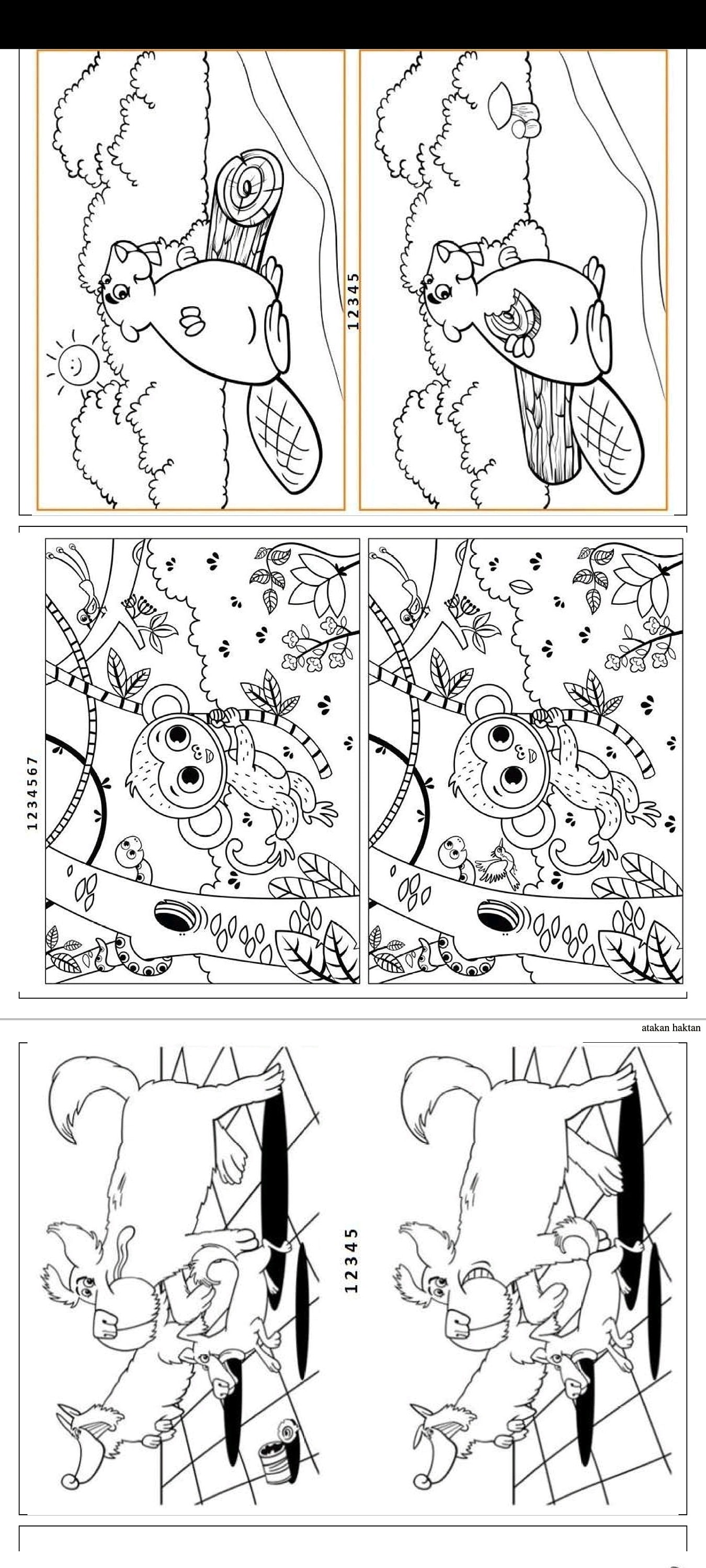 Spot the Difference Find the Difference Worksheets Printable ...