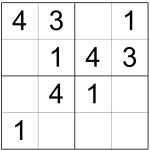 SUDOKU 4x4 Printable Worksheets for Kids, Kindergarten Preschool ...