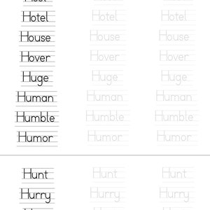 Trace the Words Printable Worksheet 1280 Words 92 Pages Alphabetical A Trace the Words Printable Worksheet 1280 Words 92 Pages Alphabetical A