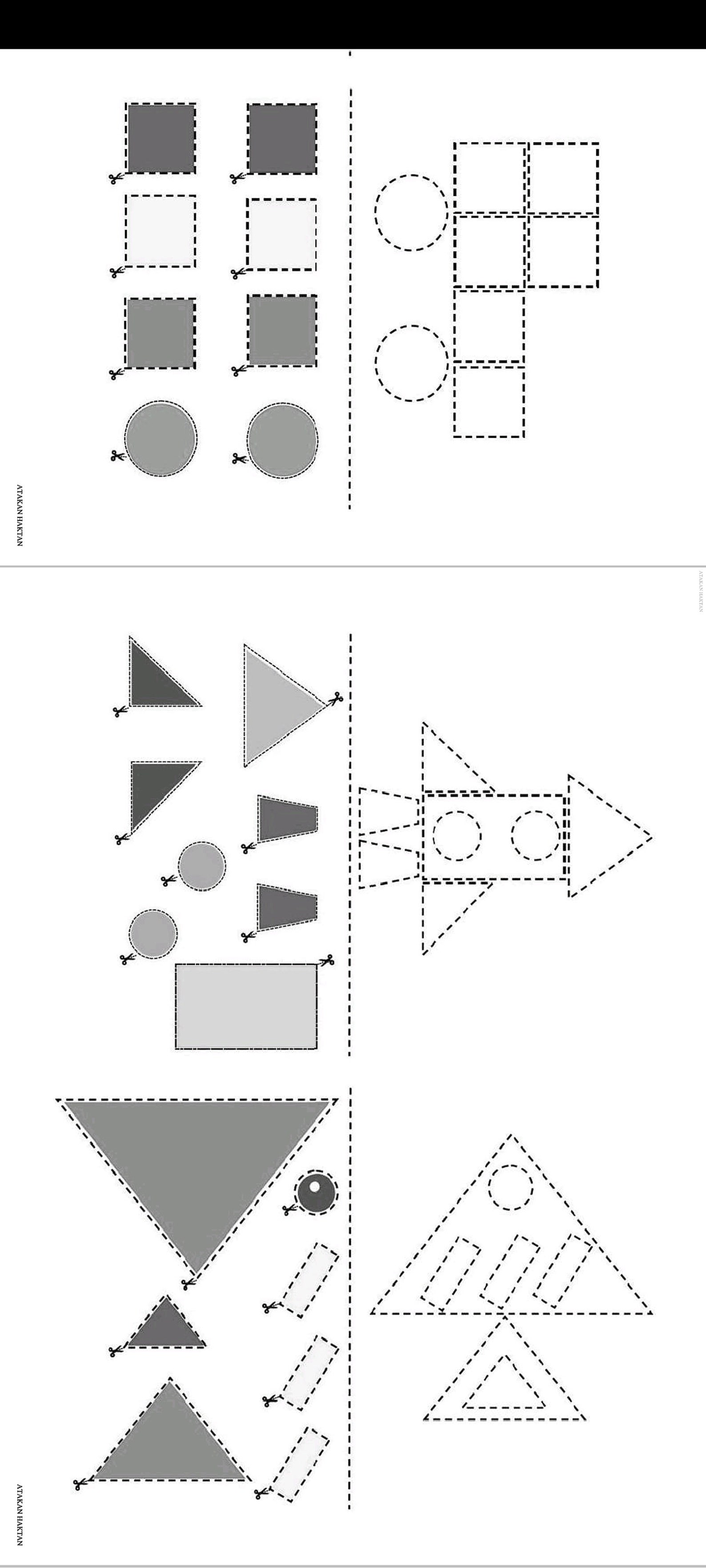 Cut and Paste Glue Worksheets for Kids Printable, Preschool