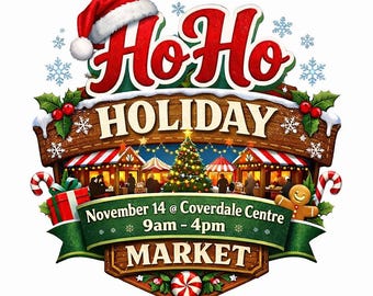 Christmas market tables