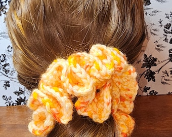 Coletero gigante para el cabello - Sorbete de naranja