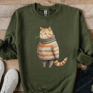 Etsy cat sweater sales