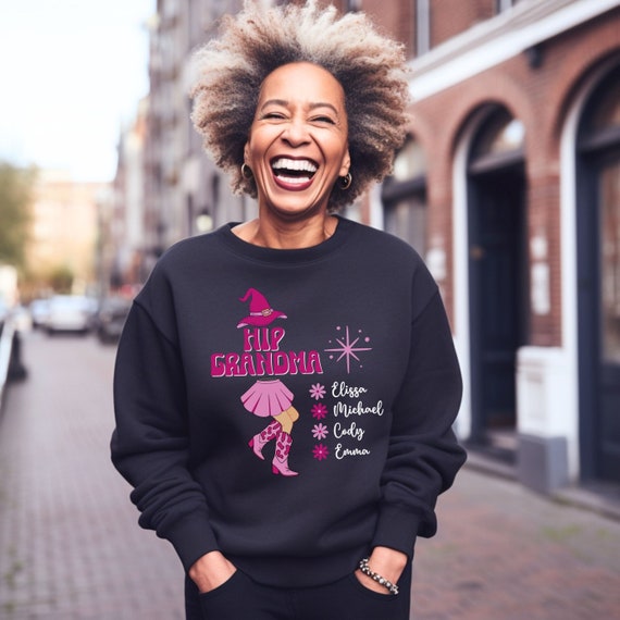 Grandma sweatshirt outlet with names