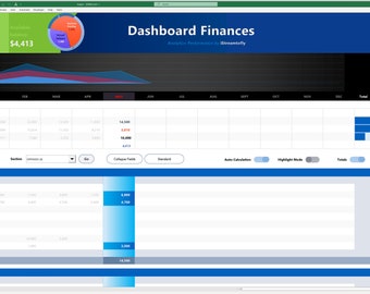 Personal Finances - Excel Budget Sheet Planner