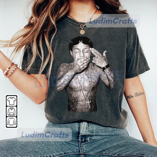 Camisa vintage de Lil Wayne Rap, camiseta Tha Fix Before Tha VI, merchandising inspirado en Lil Wayne Bootleg, camisa retro de los años 90 de Lil Wayne 0710TP
