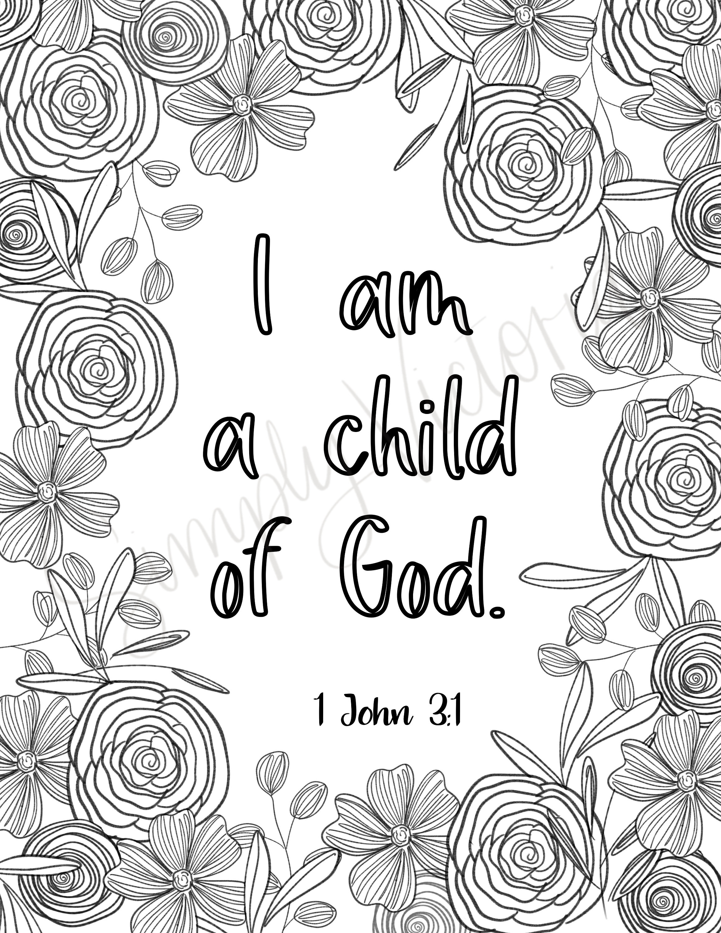 Adult Scripture Coloring Pages Etsy