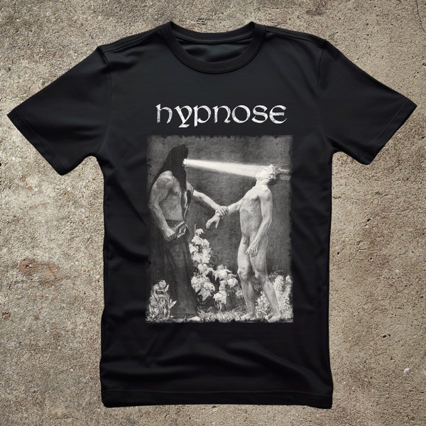 hypnose, hypnosis occult print, symbolist print, esoteric graphic tee