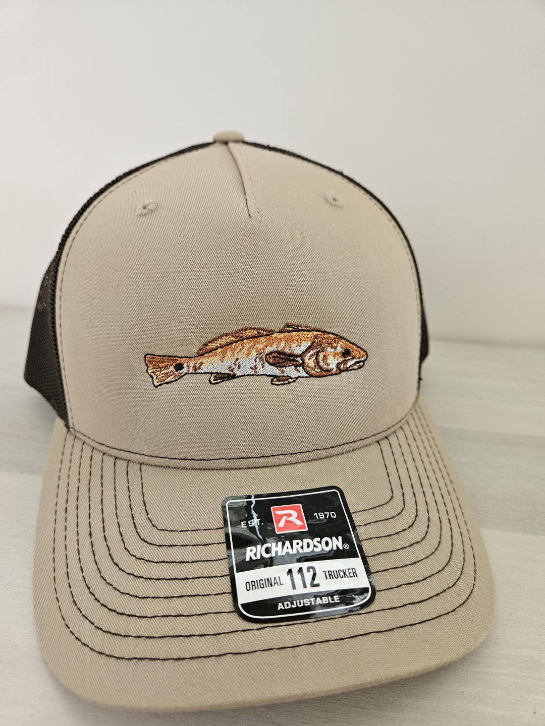 Redfish Embroidered Richardson 112 Trucker Hat: Snapback  display picture 3