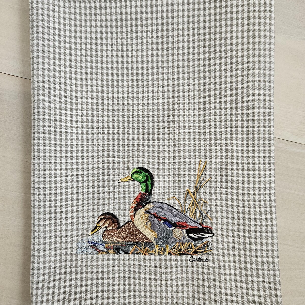 Embroidered Mallard Duck Pair Towel: Hunting Kitchen or Bathroom Decor Accent - Etsy