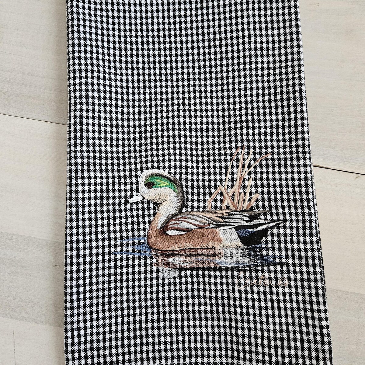 Embroidered Duck Kitchen Towel: Personalized Hunting Decor - Etsy