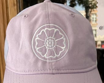 Embroidered Order of the White Lotus Pai Sho tile Comfort Colors Cap | Uncle Iroh Anime Gifts | 90s Anime | Avatar the Last Airbender Hat