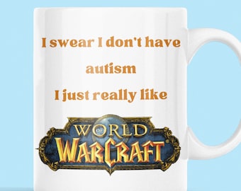 World of Warcraft Dark Humour Mug One-Sided