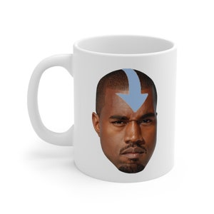 Avatar the Last Airbender Mug, Kanye West, ATLA Ceramic Mug 11oz