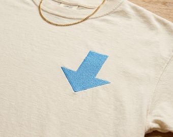 Embroidered Aangs Arrow T-Shirt | Avatar Inspired Embroidery Tee