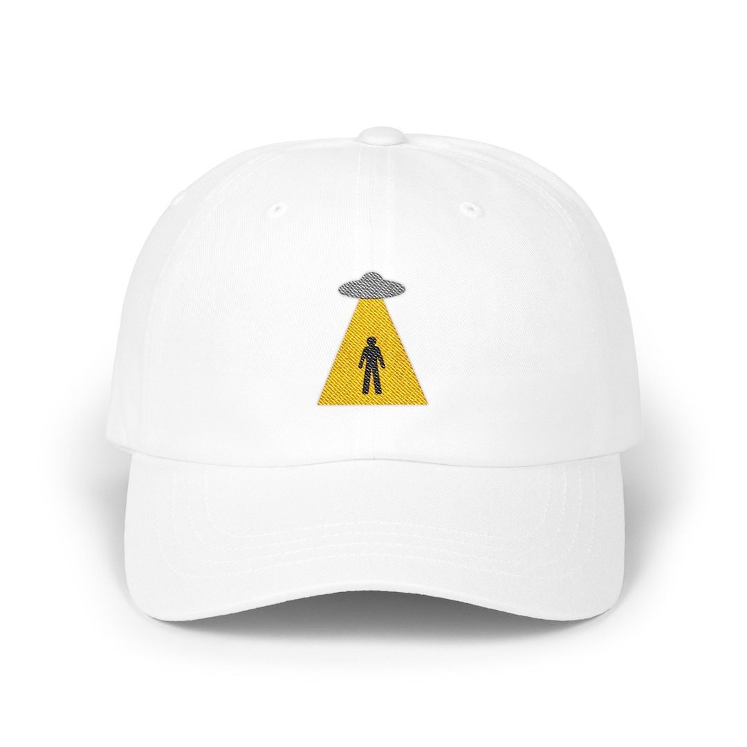Embroidered UFO Hat, Alien Abduction Baseball Hat Gift, Classic Dad Cap ...