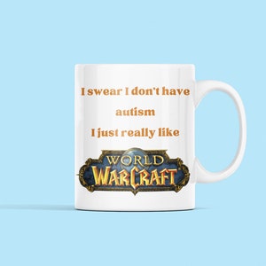 World of Warcraft Dark Humour Mug One-Sided