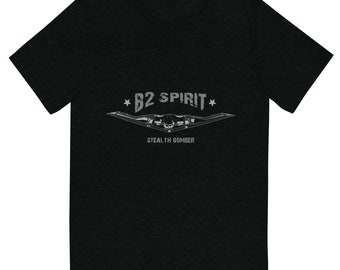 B-2 Spirit Stealth Bomber Aviones militares Entusiastas de la aviación Camiseta de manga corta