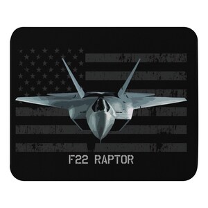 F-22 Raptor Amerikanskt stridsflygplan Luftöverlägsenhet Flygentusiaster F22 Musmatta