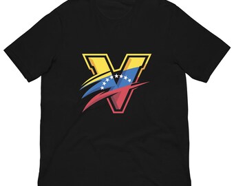Maglietta Venezuela V / Maglietta orgoglio latino venezuelano per venezuelani all'estero Maglietta unisex