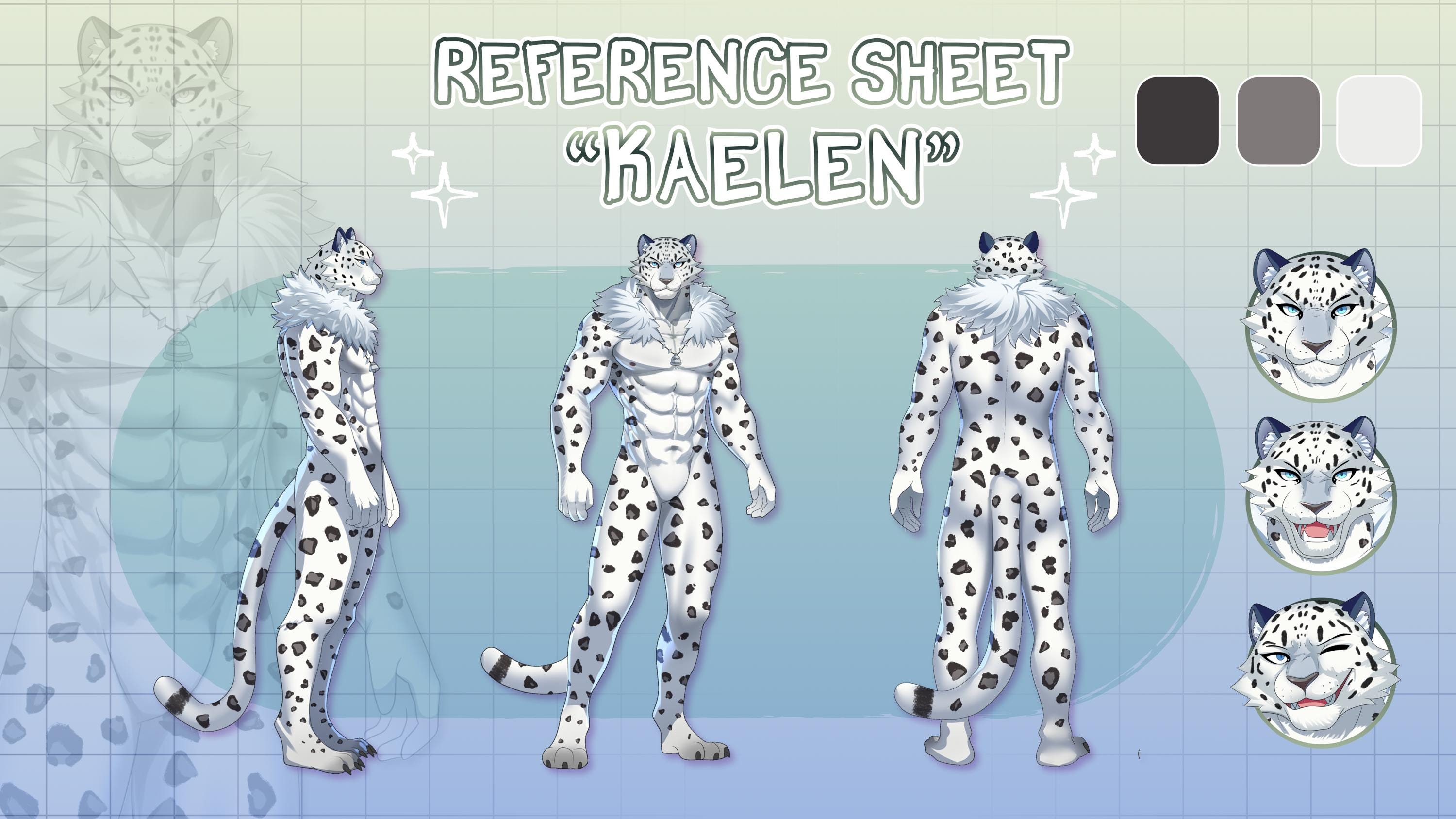 Custom Furry Reference Sheet | Character Design (digital Item Only ...