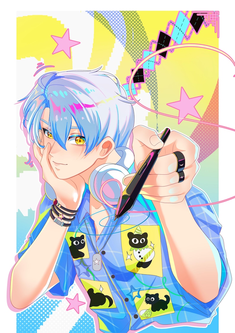 Custom Anime Portrait | oc commission | Anime Character Commission | Family Portrait | PFP Anime | Anime Portrait | Anime Illustration image 1