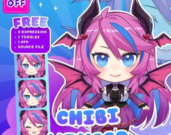 Chibi VTuber Live2D Model | Rig Ready | VTuber Avatar Commission