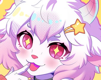 Custom Furry Art Illustration, Fursona Commission, Anthro Drawings, Profile Picture