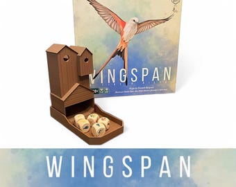 Wingspan Foldable Dice Tower – Compact Birdfeeder Upgrade, Fits in Box