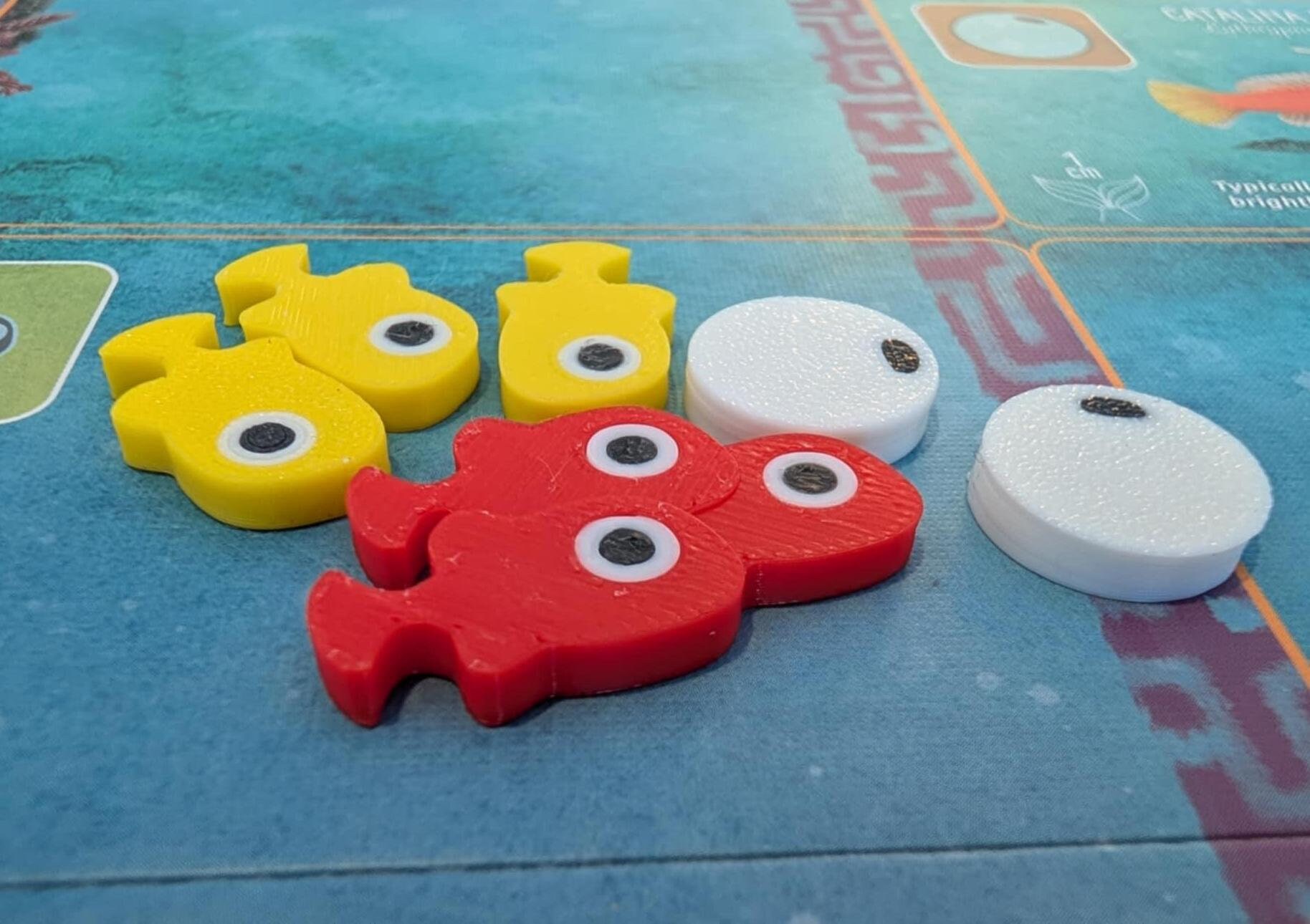 Finspan Young, School & Egg Token Upgrade – 110 Pieces – Wingspan Ocean ...